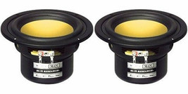 New (2) 4&quot; Woofer Speakers.Midrange Shielded Driver.8 Ohm.Four Inch Mtm.... - £72.38 GBP