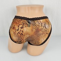 Natori Mesh Animal Print See Through Hiphugger Panties Sheer Zebra Leopa... - $24.74