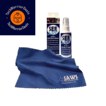 Jaws SEEsafe 2-in-1 Antifog and Cleaner with Cloth in 2-Ounce, 2-Ounce  - £20.25 GBP