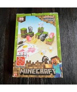 Minecraft Overworld Animal Mobs Paper Craft Set Box Has Defects Parts Unused - $13.09