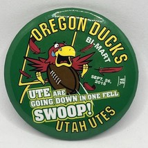 2015 Oregon Ducks Utah Utes NCAA Football Game Day Pinback Button Pin - $7.95