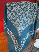 Chinese silk square alphabet letters scarf - £23.25 GBP