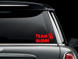 Team Glenn The Walking Dead Vinyl Car Graphics Window Sticker Decal US S... - $6.72+