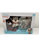 Disney Baby 3 piece Minnie Mouse Christmas Gift Set Plush Rattle New - €12,67 EUR