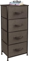 Steel Frame, Wood Top, Easy Pull Fabric Bins, Sorbus Dresser With 4 Drawers - - £56.92 GBP