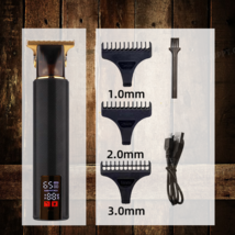 Professional Electric Shaver for Men Beard Trimmer for Men (Heavy Metal Black) - £18.03 GBP