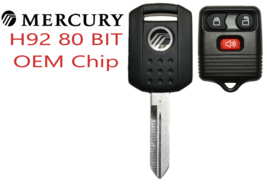 New Mercury H92 SA 80 BIT OEM Original Chip + 3 button Remote Best Quality  A++ - £14.90 GBP