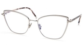 NEW TOM FORD TF5740-B 016 Silver Eyeglasses Frame 54-17-140mm B46mm Italy - £106.07 GBP