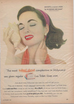 Vintage Cosmetic Ad 1953 Lux Toilet Soap Ann Blyth  Wall Art - Bath Decor - £3.28 GBP