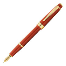 Cross Bailey Light Gloss Fountain Pen (Burnt Orange/Gold) - Fine - $46.47