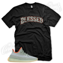 Black &quot;BW BLESSED&quot; Sneaker T Shirt for YZ 350 Boost Desert Sage V2 - £21.57 GBP