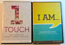 2 Joel Osteen CD/DVD Sets Lot 1 Touch, I Am... God&#39;s Word Favor Christianity - £13.61 GBP
