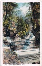 Watkins Glen New York Postcard Poet&#39;s Dream Curteich A-52140 1913 - £2.36 GBP