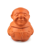 Vintage Terracotta Monk Storage Pot - Rustic Tobacco Jar or Home Decor - €38,36 EUR