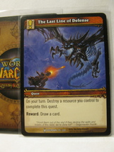 (TC-1581) 2010 World of Warcraft Trading Card #215/220: Last Line of Defense - $1.00