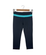 Lululemon Leggings Womens 6 Gray Capri Contrast Waistband Pull On Workou... - $21.77