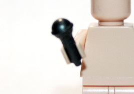 Minifigure Silver Microphone For Singer US Seller - $1.21