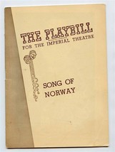 Song Of Norway Playbill Imperial Theatre 1944 Sig Arno George Balanchine  - £14.20 GBP