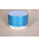 MINI BLUETOOTH RECHARGEABLE WIRELESS SPEAKER AUX TF FM A10 BLUE - $9.46