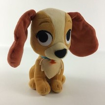 Disney Store Lady &amp; The Tramp Movie 8&quot; Plush Stuffed Animal Toy Puppy Do... - £14.82 GBP