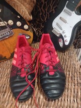 adidas football boots size uk 12 Black and Red Express Shipping - $45.00