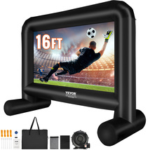 VEVOR Inflatable Movie Screen, 16 FT Projector with Blower and Carrying Bag - $1,510.81 MXN