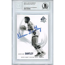 Adrian Dantley Notre Dame Signed 2010-11 SP Beckett BGS Autograph On Card Auto - £78.80 GBP