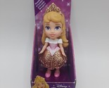 Disney Princess Mini Toddler Dolls New GLITTER Series Aurora Poseable 3”... - £5.69 GBP