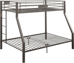 Twin Over Full Bunk Bed In Acme Limbra Brown. - £416.41 GBP