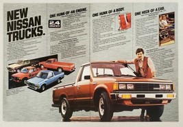 1983 Print Ad Nissan Pickup Trucks Long Cab, King Cab 4x4 &amp; 2 x2 Models - £10.38 GBP