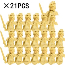 21PCS Medieval Military Soldiers Figure Armor Guard Building Blocks Bric... - £33.68 GBP