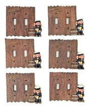The Beachcombers Double Toggle Wall Switch Plate Set of 6 Sailor Nautica... - £7.76 GBP