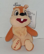 Disney Store Exclusive Chipmunk CHIP 8&quot; Beanie plush toy - $14.50