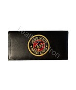 US Marines Military Design Leather Checkbook Cover - $24.95
