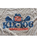 Vintage 1980s Kix 106 FM Washington Dc Country Radio T-Shirt Medium USA - $67.68 CAD