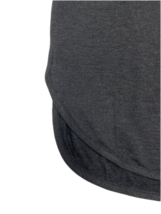 Matty M Womens French Terry Tee Top Size Small Color Charcoal - £31.87 GBP