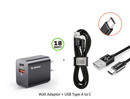 Type C Home Wall Travel Charger for BlackBerry Key2 Key 2 - £9.27 GBP