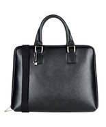 Laura Di Maggio Italian Made Black Leather Laptop Bag Business Briefcase... - $5,249.99 MXN