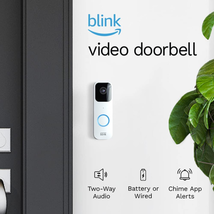 Blink Video Doorbell | Two-Way Audio, HD Video, Motion and Chime App Alerts, and - £42.16 GBP