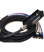 Whirlwind MD04C5E025 4 channel 25ft Cat5e Ethercon Data Audio Snake Neut... - $10,821.06 MXN