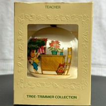 Teacher Tree Trimmer Collection - Hallmark Keepsake Christmas Ornament from 1980 - £9.49 GBP