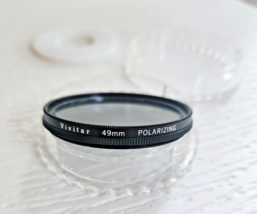 Vintage Vivitar 49mm Polarizing Lens Genuine Glass Filter Japan Protecti... - $131.05 MXN