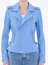 Iro Newhan Jacket Azure Blue - $11,612.78 MXN