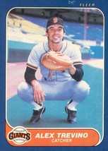 1986 Fleer Alex Trevino 550 Giants - £0.79 GBP