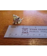 VINTAGE TINY MINIATURE BONE CHINA COLLECTIBLE DALMATION DOG FIGURINE - $79.19