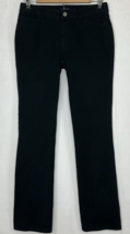Chaps Jeans Womens Black Straight Stretch Casual Size 2 - £14.35 GBP