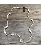 NWT Hilo Hattie&#39;s Beaded Seashell Hawaiian Lei Necklace 17&quot; Souvenir KG JD - €12,88 EUR
