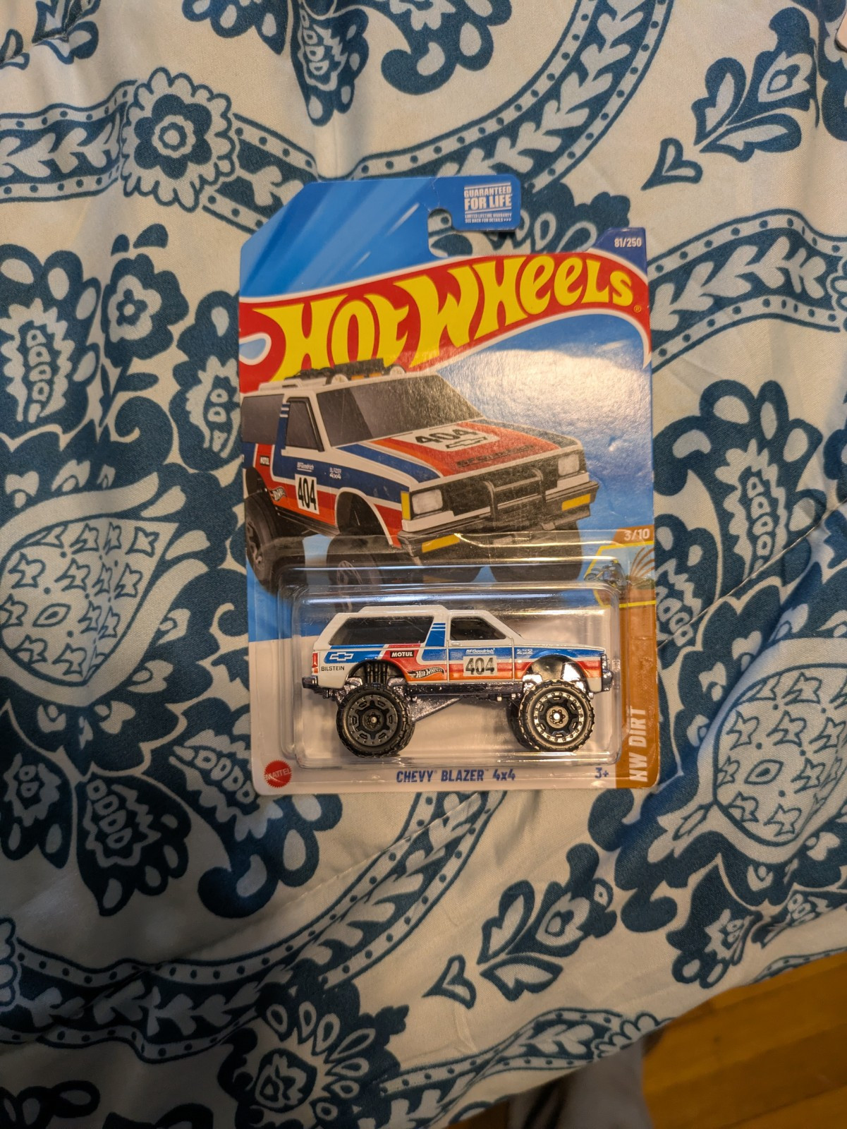 Hot Wheels Dirt CHEVY BLAZER 4x4 3/10 - $2.23