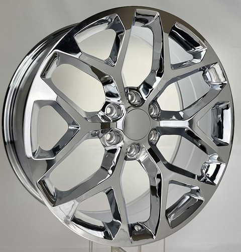 ONE SINGLE Chrome 22" Snowflake Wheel Rim For 2000-2025 GMC Sierra Yukon Denali Item image 6