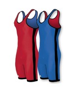 Adidas | aS103r | Red Blue Reversible Wrestling Singlet Freestyle Greco ... - $1,235.25 MXN